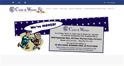 Desktop Screenshot of caine-weiner.com
